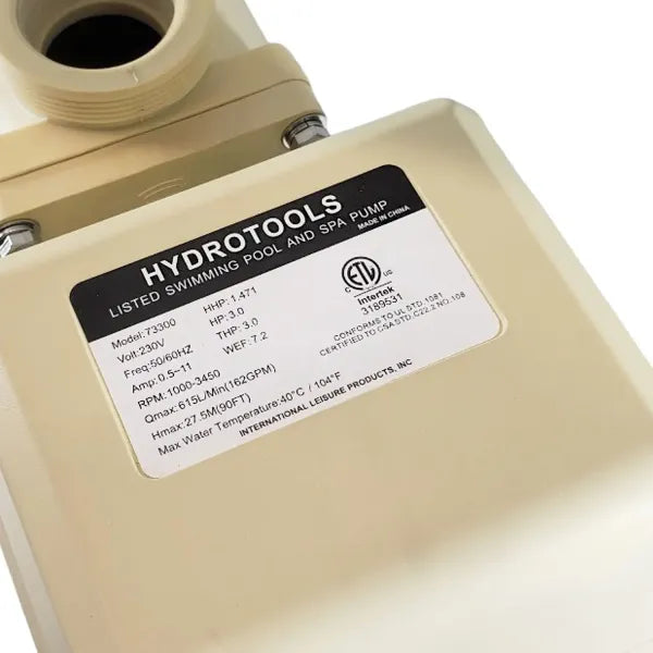 Inground 3Hp Variable Speed Pump (Compatible with Pentair® Intelliflo®)