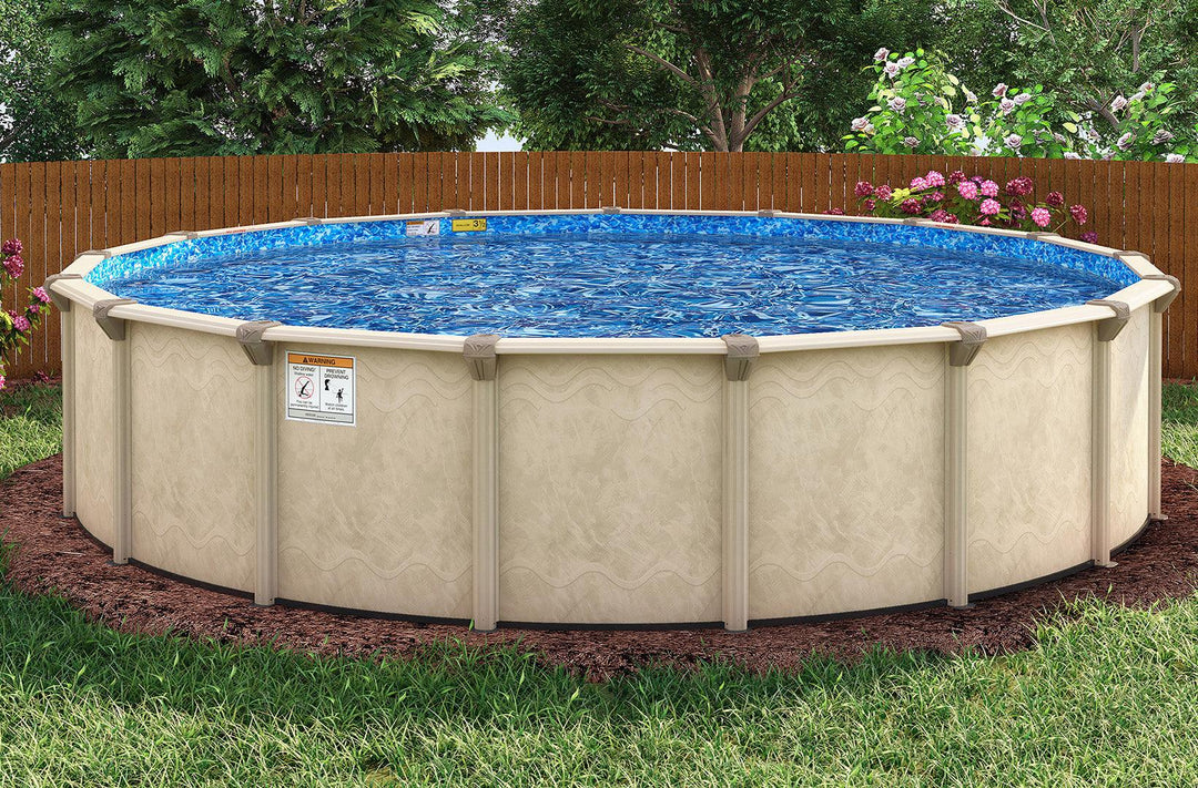 Above-Ground Pool - Coral Sea Steel Frame Round Bundle - 12'- 52" or 54" Deep