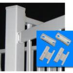 White 24″ PVC Above-Ground Pool Fencing for 27ft Round Pools