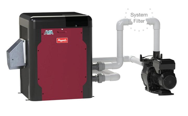 264,000 BTU Raypak Avia Gas Pool Heater