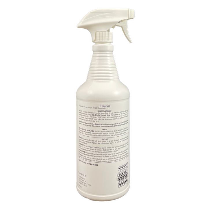 Pool Season Spray N Rinse Filter Cleaner With Sprayer