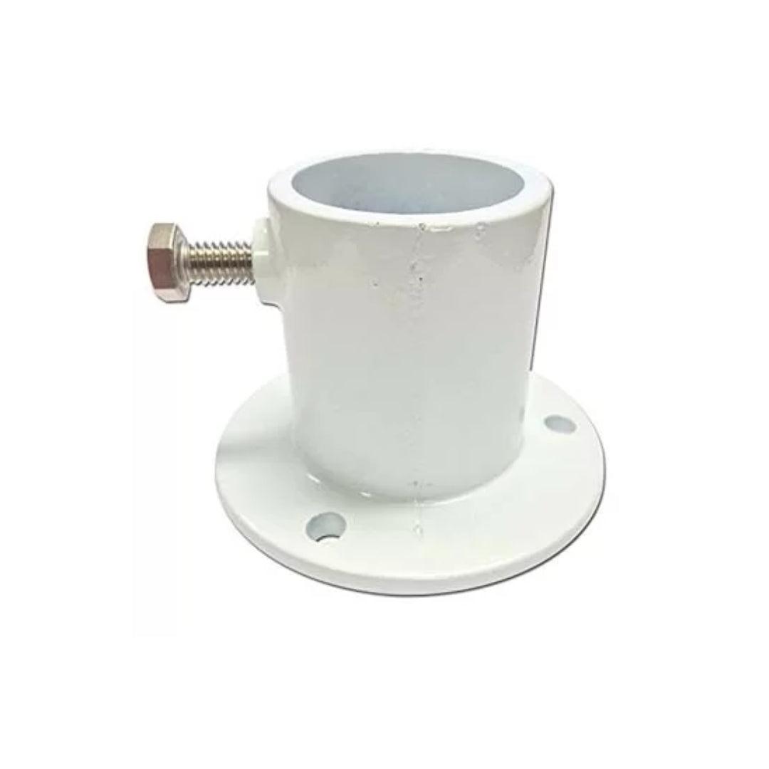 White Aluminum Slide Flange